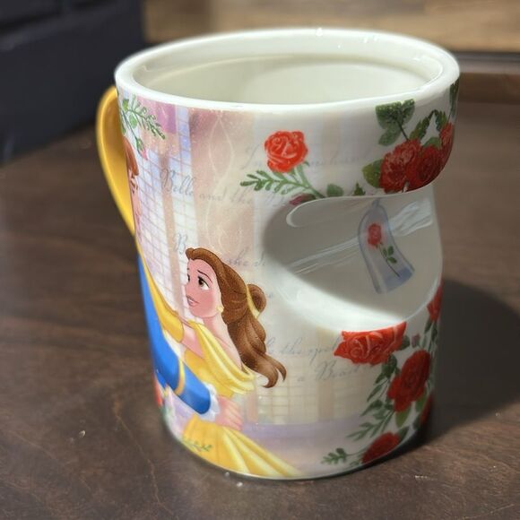 Disney Beauty and the Beast Heart Cutout Coffee Mug - Picture 2 of 10